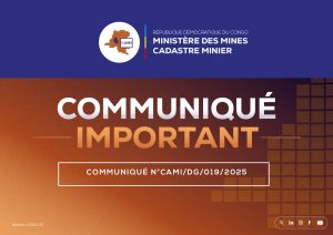 Lire la suite à propos de l’article COMMUNIQUÉ N°CAMI/DG/019/2025