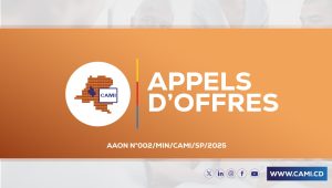 Lire la suite à propos de l’article Avis d’Appel d’Offres sans pré-qualifications AAON N°002/MIN/CAMI/SP/2025