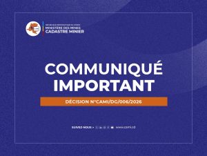 Lire la suite à propos de l’article REGISTRE DES DROITS MINIERS ET DE CARRIERRES ACTIFS EN DATE DU 30 SEPTEMBRE 2026